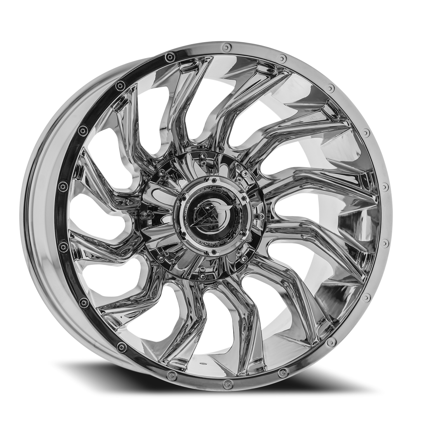 XF OFF-ROAD XF-224 24X14 -76 5X127/5X139.7 CHROME