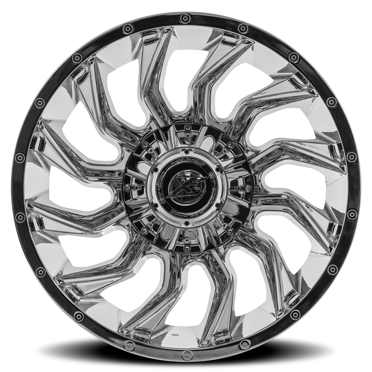 XF OFF-ROAD XF-224 22X12 -44 8X165.1/8X180 CHROME