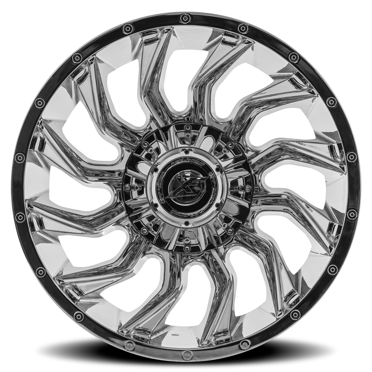 XF OFF-ROAD XF-224 24X14 -76 5X127/5X139.7 CHROME