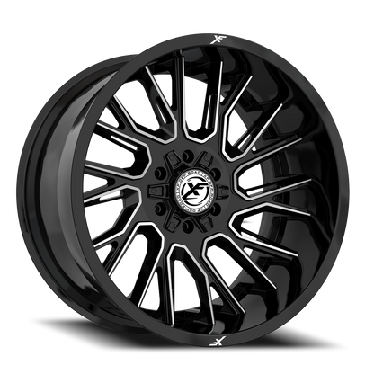 XF OFF-ROAD XF-230 18X9 12 6X135/6X139.7 GLOSS BLACK & MACHINED