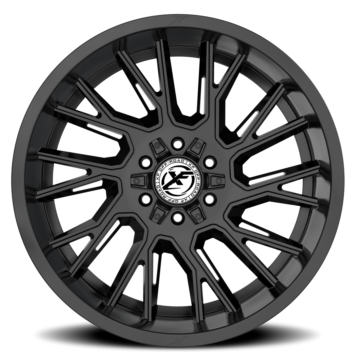 XF OFF-ROAD XF-230 20X10 -24 8X165.1/8X180 SATIN BLACK