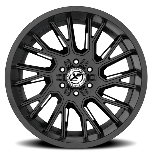 XF OFF-ROAD XF-230 17X9 12 6X135/6X139.7 SATIN BLACK