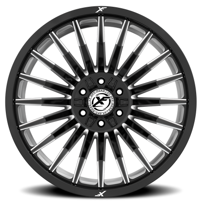 XF OFF-ROAD XF-231 20X10 -12 6X135/6X139.7 GLOSS BLACK & MILLED