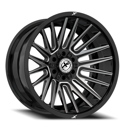 XF OFF-ROAD XF-234 20X10 -24 6X135/6X139.7 GLOSS BLACK & MILLED