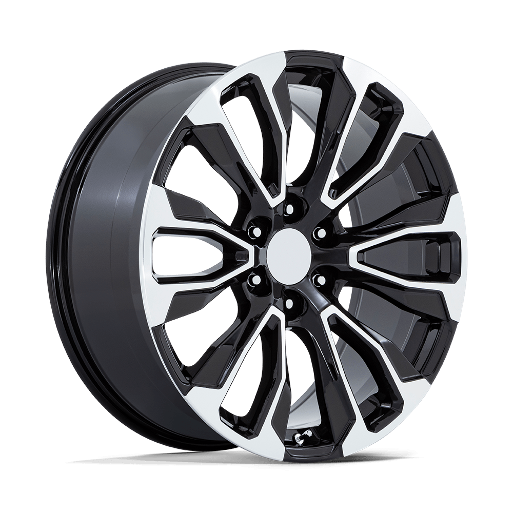 PERFORMANCE REPLICAS PR211 22X9 28 6X139.7/6X5.5 Gloss Black Machined Face