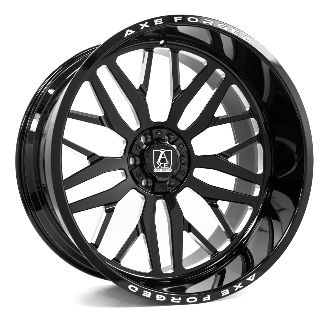 AXE AF11 Forged 26x14 -76 6x135/6x139.7 GLOSS BLACK MILLED