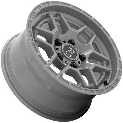 BLACK RHINO HARD ALLOYS BATONA 19x8 20 5x112 BATTLESHIP GRAY