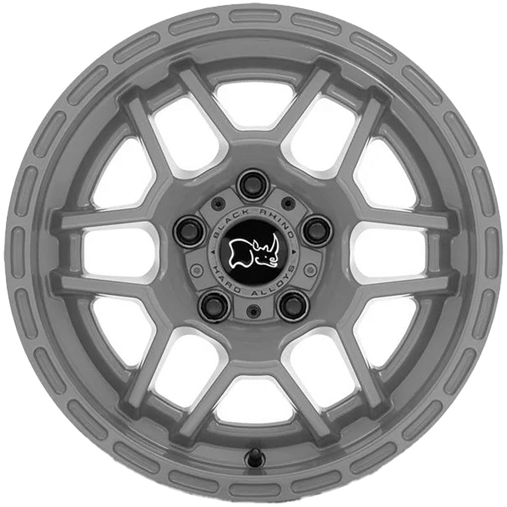 BLACK RHINO HARD ALLOYS BATONA 19x8 20 5x112 BATTLESHIP GRAY