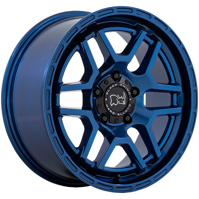 BLACK RHINO HARD ALLOYS BATONA 19x8 20 5x112 COBALT BLUE