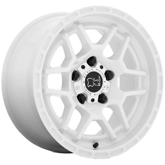 BLACK RHINO HARD ALLOYS BATONA 19x8 20 5x112 GLOSS WHITE