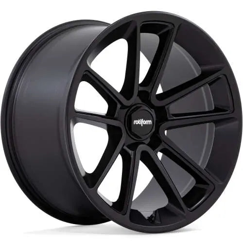 ROTIFORM R206 BTL 18x8.5 45 Blank MATTE BLACK