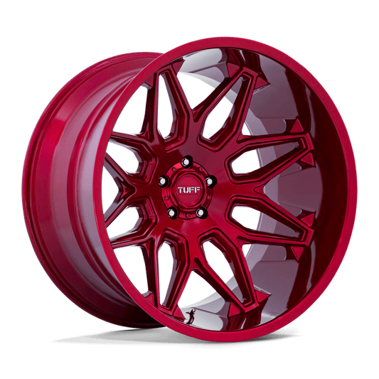 Tuff T3B 24X14 -72 5X127/5X5.0 CANDY RED