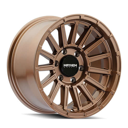 Mayhem 8309 - 17x9 0mm 5x127 Matte Bronze Wheel | 8309-7973MZ
