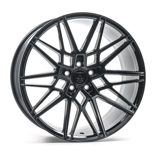 AXE CF1 20x9 45 5x108 GLOSS BLACK
