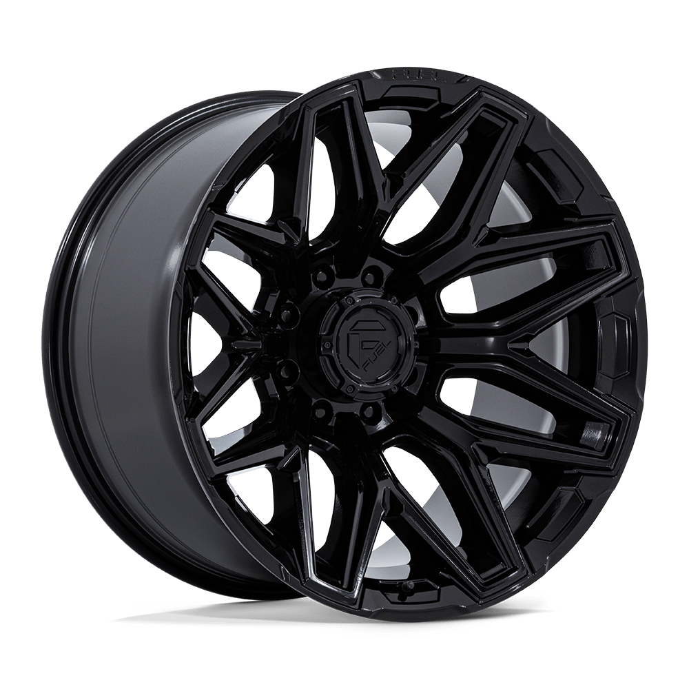 FUEL 1PC FLUX 22x12 -44 8x165.1 GLOSS BLACK