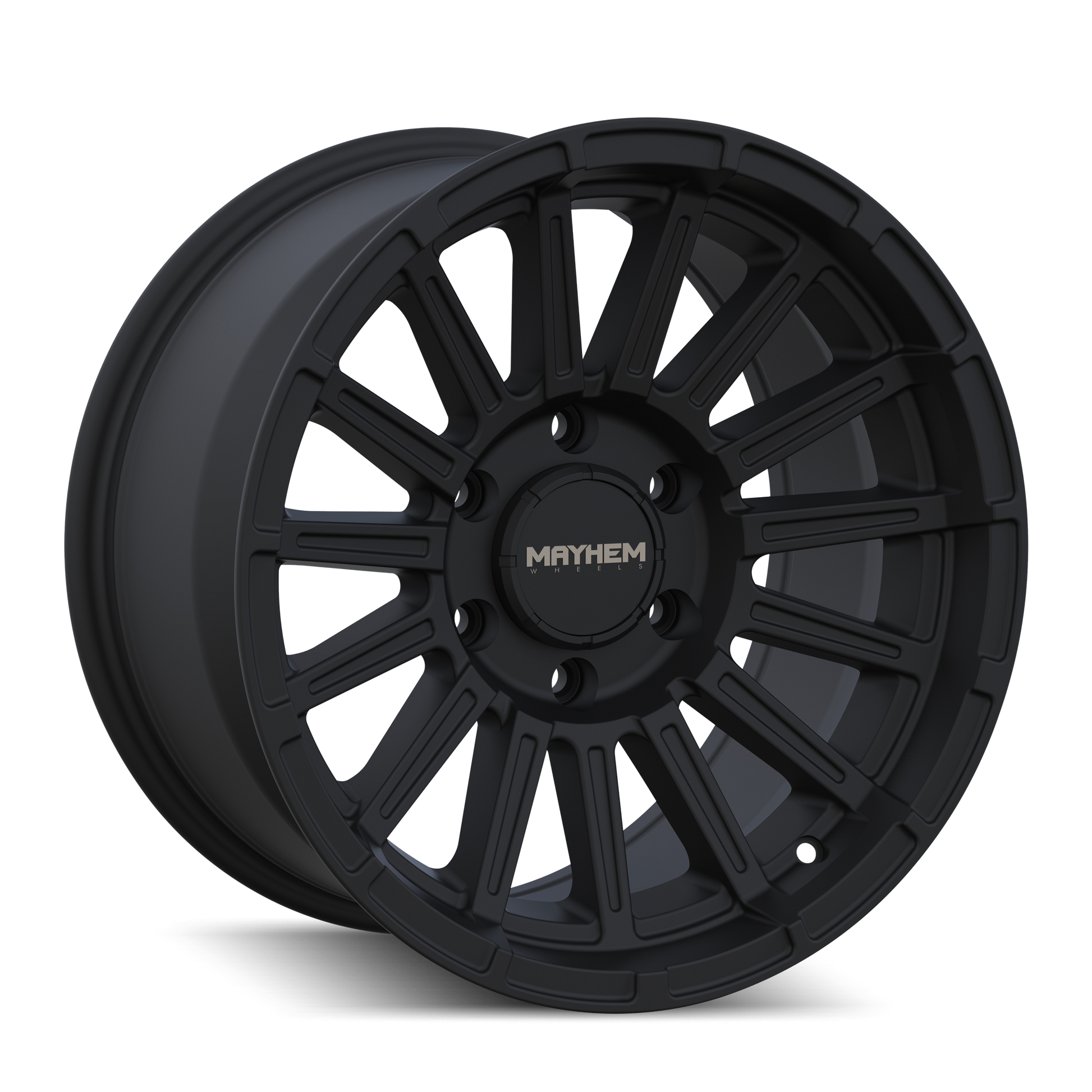 Mayhem Satin 8309 - 17x9 0mm 6x139.7 Black Wheel | 8309-7983B