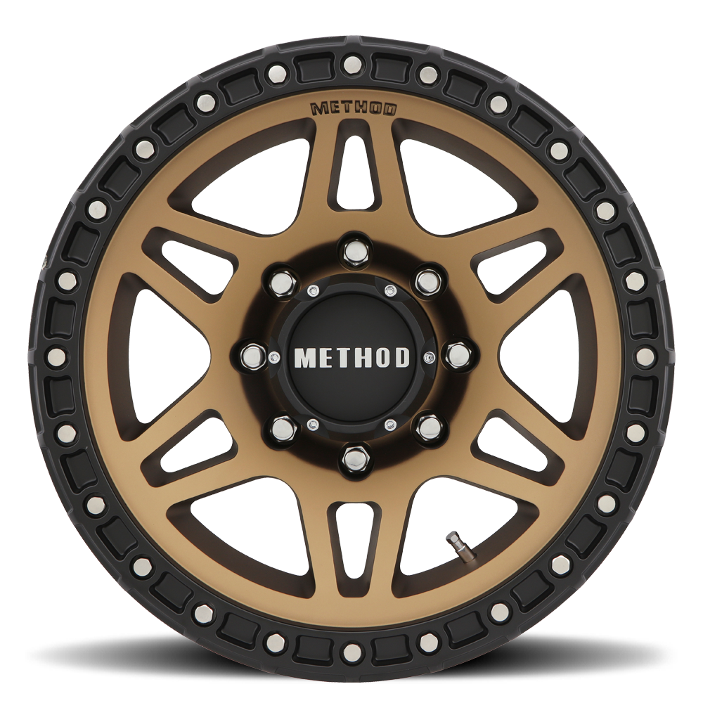 Method 312 18x9 8x165.1 (8x6.5) 18mm Method Bronze - Matte Black Lip MR31289080918