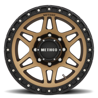 Method 312 18x9 8x165.1 (8x6.5) 18mm Method Bronze - Matte Black Lip MR31289080918