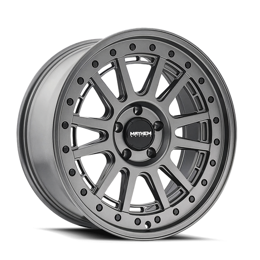 Mayhem 8305 Compass - 18x9 18mm 8x170 Matte Gunmetal W/ Blk Bolt Wheel | 8305-8970MGT18