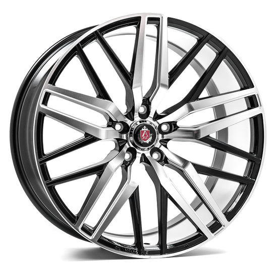AXE EX30 22x10.5 38 5x120 BLACK AND POLISHED FACE