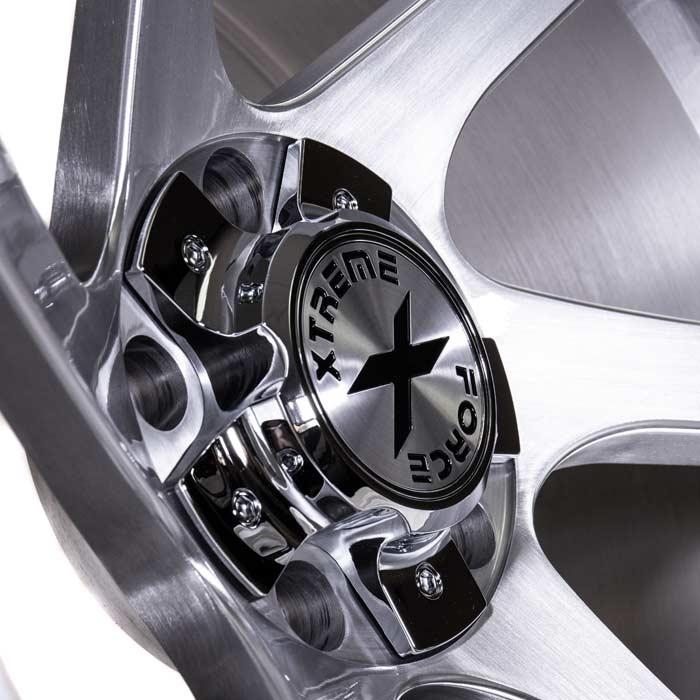Xtreme Force XF-11 22x12 -51 5X127 (5x5)/5x139.7 (5x5.5) Full Brushed (right)