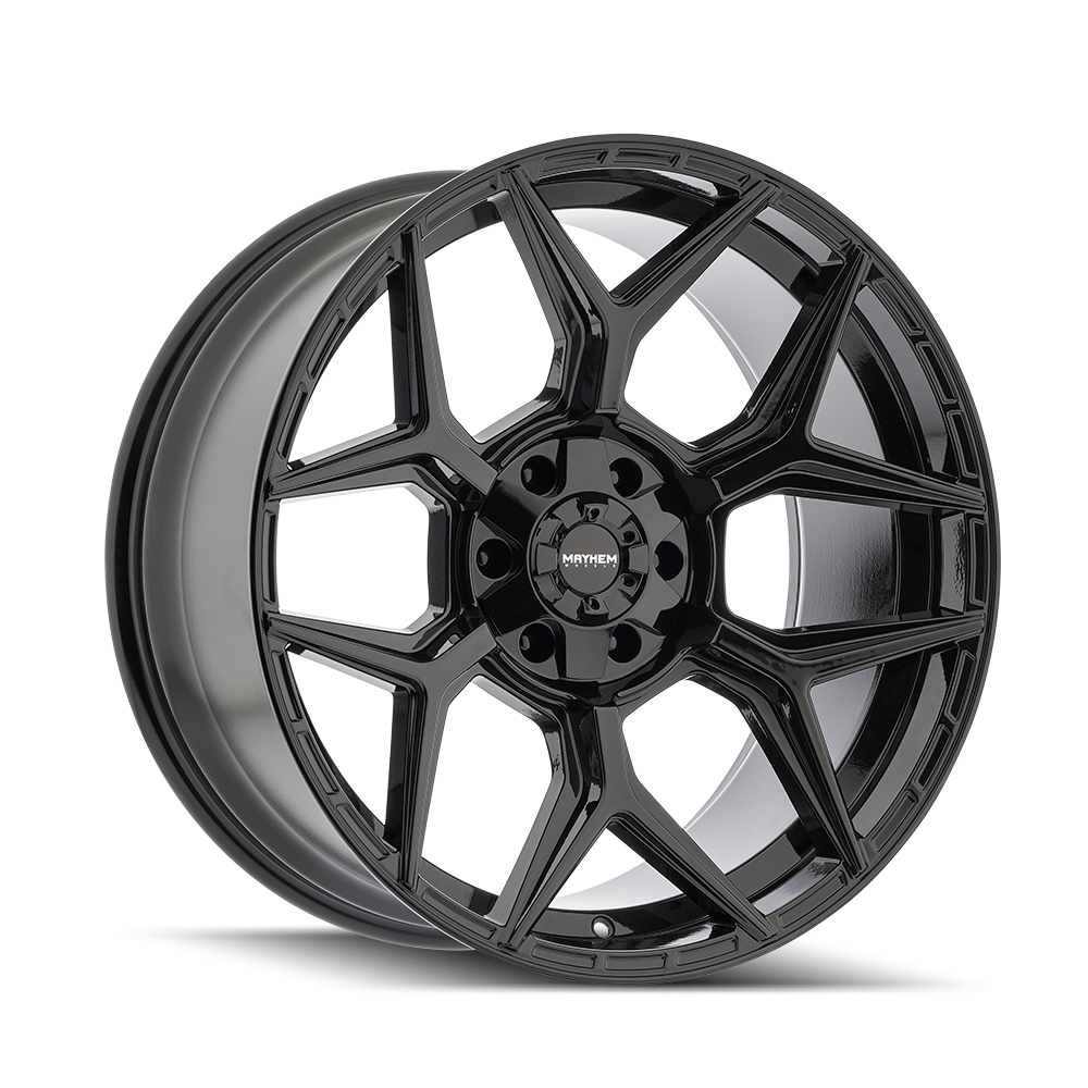 Mayhem 8119 Vanquish - 20x9 0mm 5x127, 5x139.7 Gloss Black Wheel | 8119-2952GB
