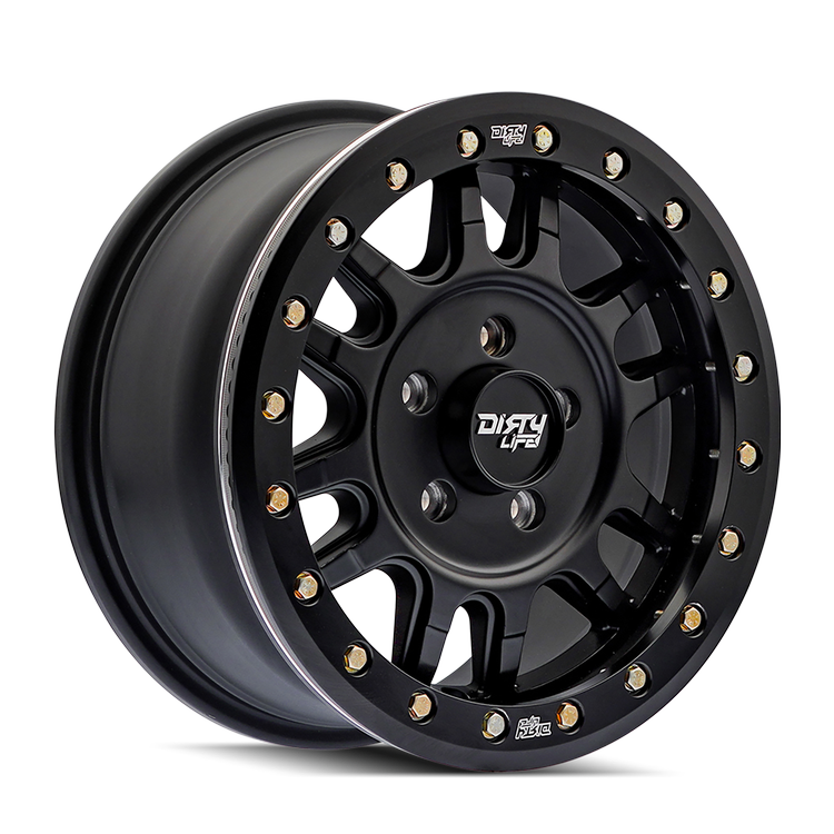 Dirty Life Canyon Pro SxS - 15x7 -38mm 8x165.1 Matte Black Wheel | 9309R-5765MB38