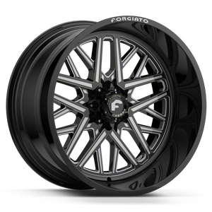 22x12 -44 6x135 87.1 FORGIATO FLOW TERRA 003 Black Machined - Wheels | Rims