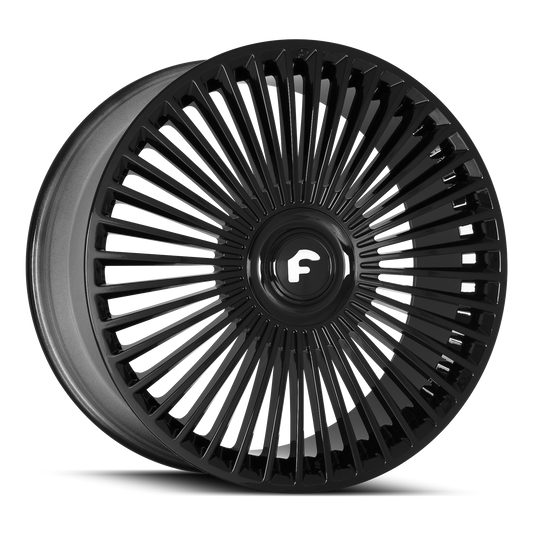 24x9 12 5x120 Forgiato Trimestre-M Gloss Black - Wheels | Rims