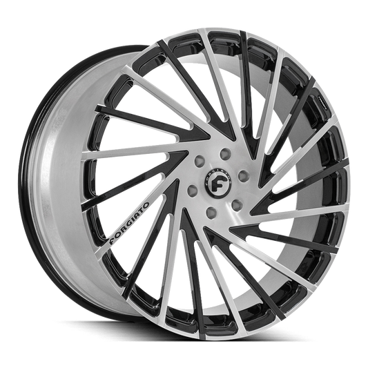 20" Staggered Forgiato Wheels Ventoso-M Custom 2 Tone Forged Rims
