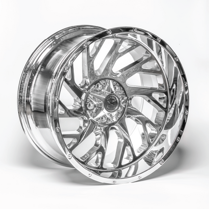 Xtreme Force XF-8 Concave 20x10 -25 5x127/5x139.7 Chrome (left)