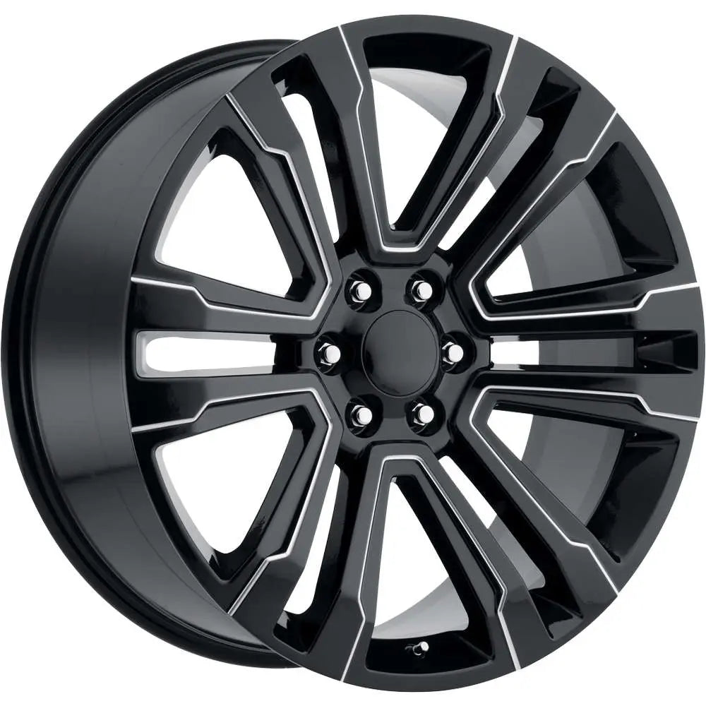 O.E. REVOLUTION G-10 22X9 31 6X139.7 GLOSS BLACK & MILLED