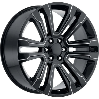 O.E. REVOLUTION G-10 22X9 31 6X139.7 GLOSS BLACK & MILLED