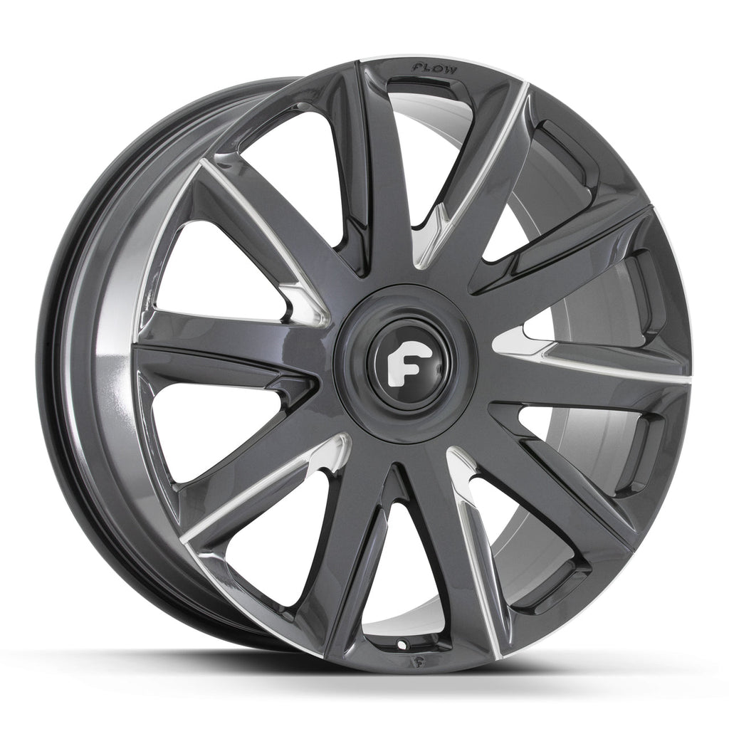 26x10 Forgiato Flow 004 (Gunmetal & High Polish) - Wheels | Rims ...