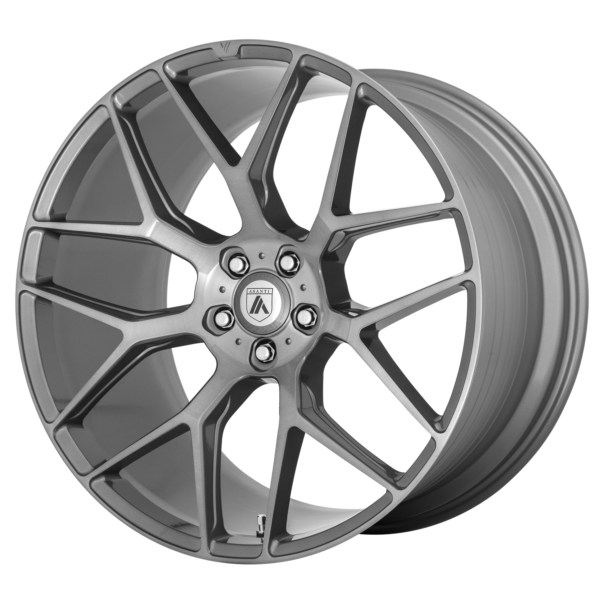 ASANTI BLACK ABL-27 DYNASTY 20x10.5 27 5x112 TITANIUM BRUSHED