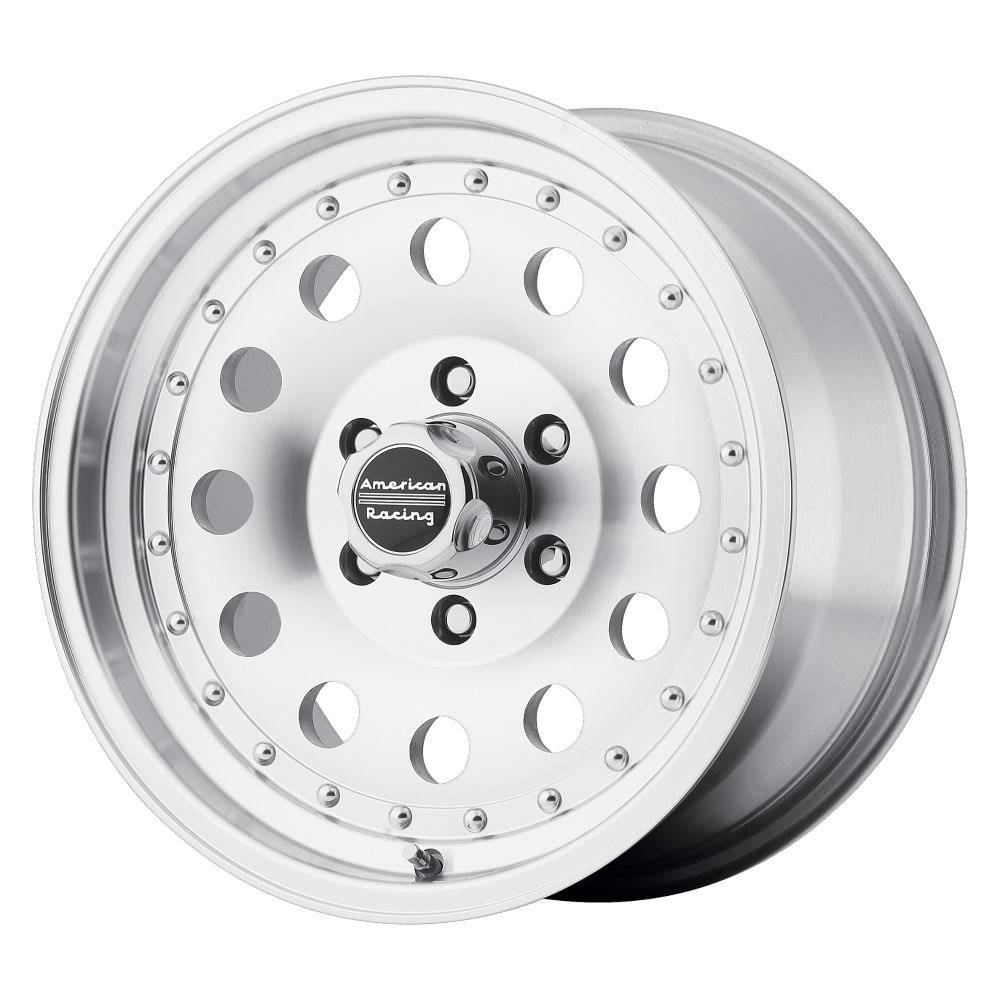 American Racing AR62 OUTLAW II - 14x7 0mm 4x108 MACHINED W/ CLEAR COAT Wheel | AR624734