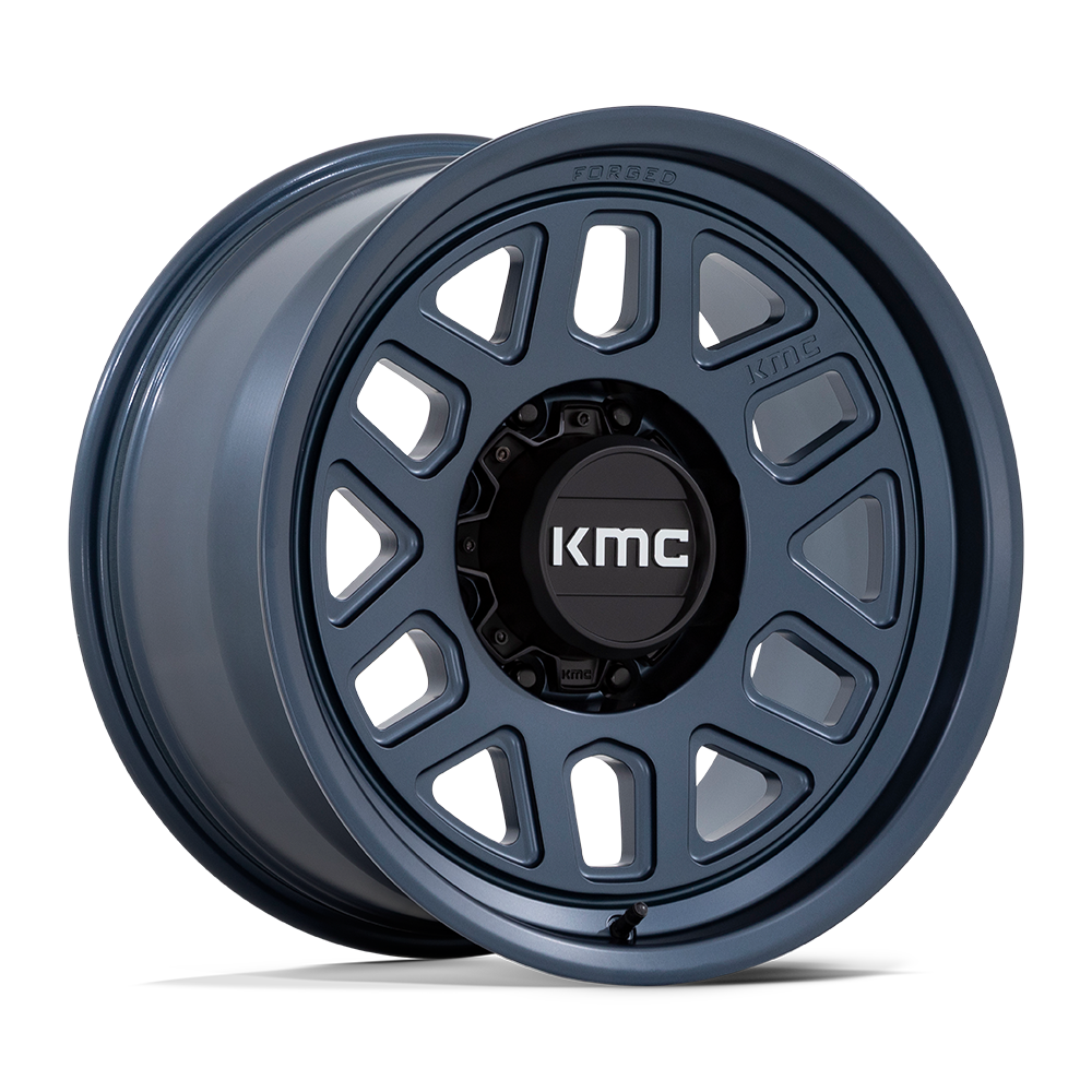 KMC KM451 MESA FORGED MONOBLOCK 18x9 -12 8x170 METALLIC BLUE