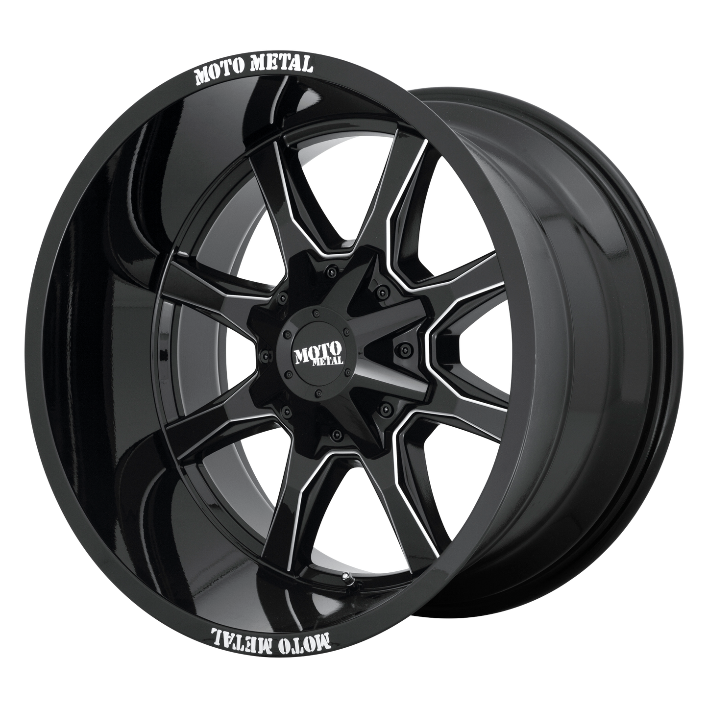 MOTO METAL MO970 17x8 0 6x135/6x139.7 GLOSS BLACK MILL MOTO METAL LP