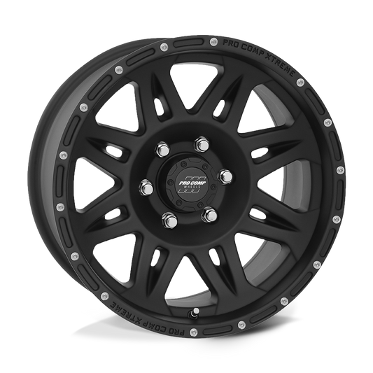 PRO COMP ALLOYS PA5 TORQ 17x9 -6 6x139.7 FLAT BLACK