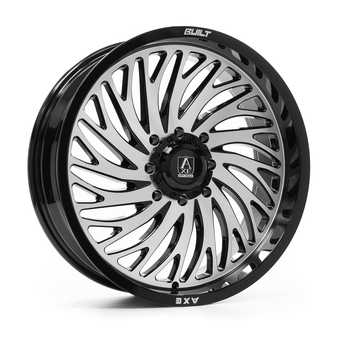 AXE HYDRA UTV 20x7 10 4x137,4x156 BLACK AND POLISHED FACE