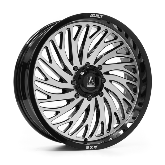 AXE HYDRA UTV 20x7 10 4x137,4x156 BLACK AND POLISHED FACE