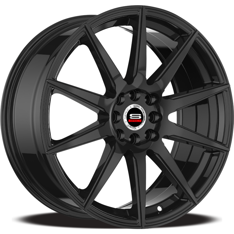 SPEC-1 SP-51 20X8.5 38 5X112/5X114.3 GLOSS BLACK