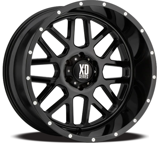 XD XD849 GRENADE 2 20X10 -18 6X139.7 FULL GLOSS BLACK