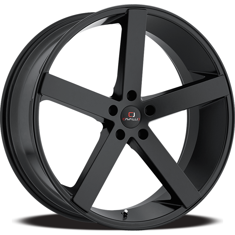 CAVALLO CLV-5 22X9 35 5X120 GLOSS BLACK