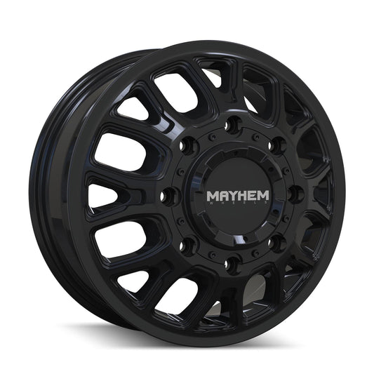 MAYHEM COGENT DUALLY 8107D 17X6.5 125 8x200 GLOSS BLACK