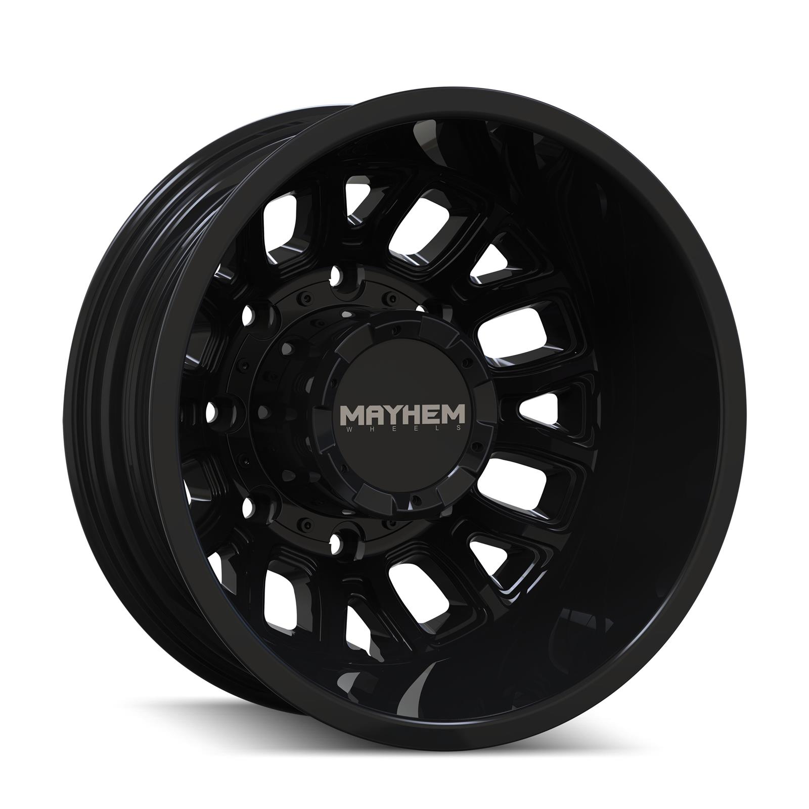 MAYHEM COGENT DUALLY 8107D 17X6.5 -142 8x210 GLOSS BLACK