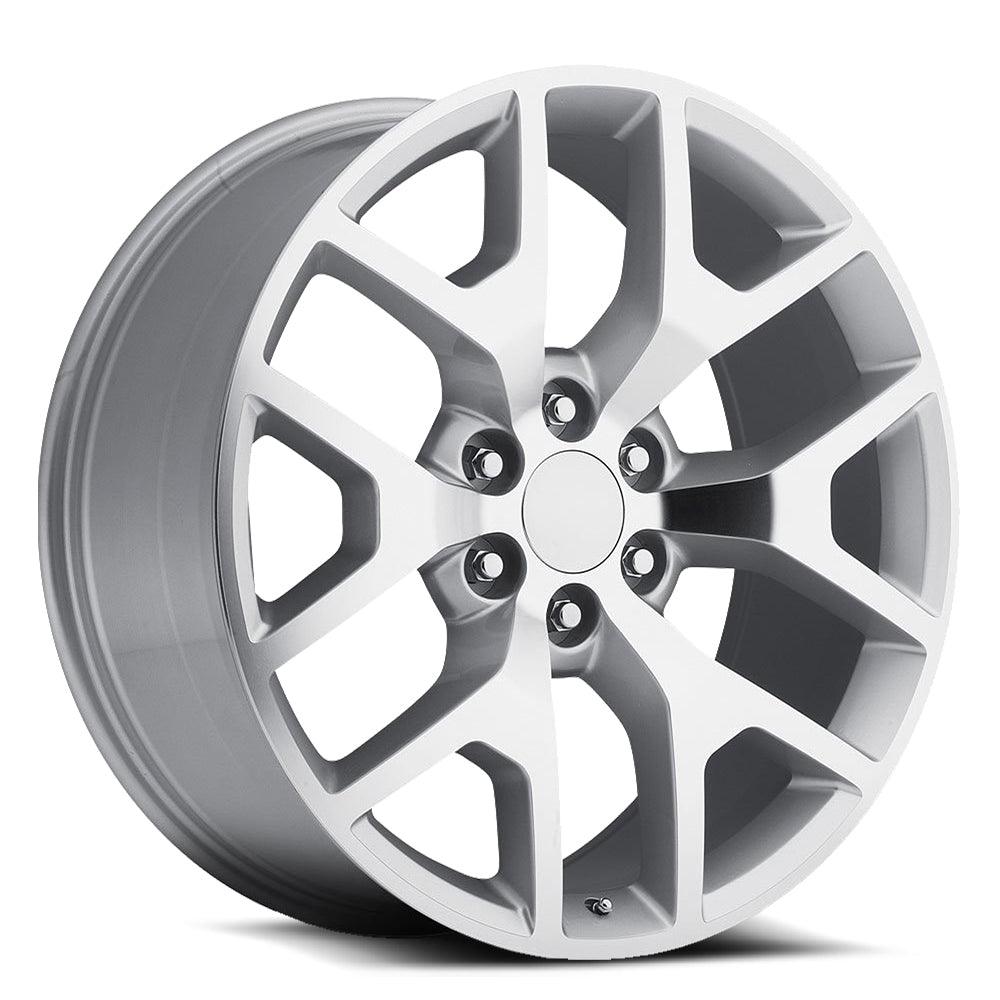 O.E. REVOLUTION G-04 30X10 31 6X139.7 SILVER & MACHINED