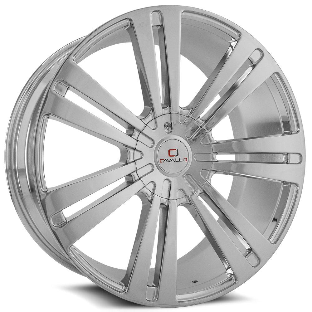 CAVALLO CLV-16 22X8.5 38 5X114.3/5X120 CHROME