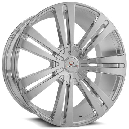 CAVALLO CLV-16 22X8.5 38 5X114.3/5X120 CHROME