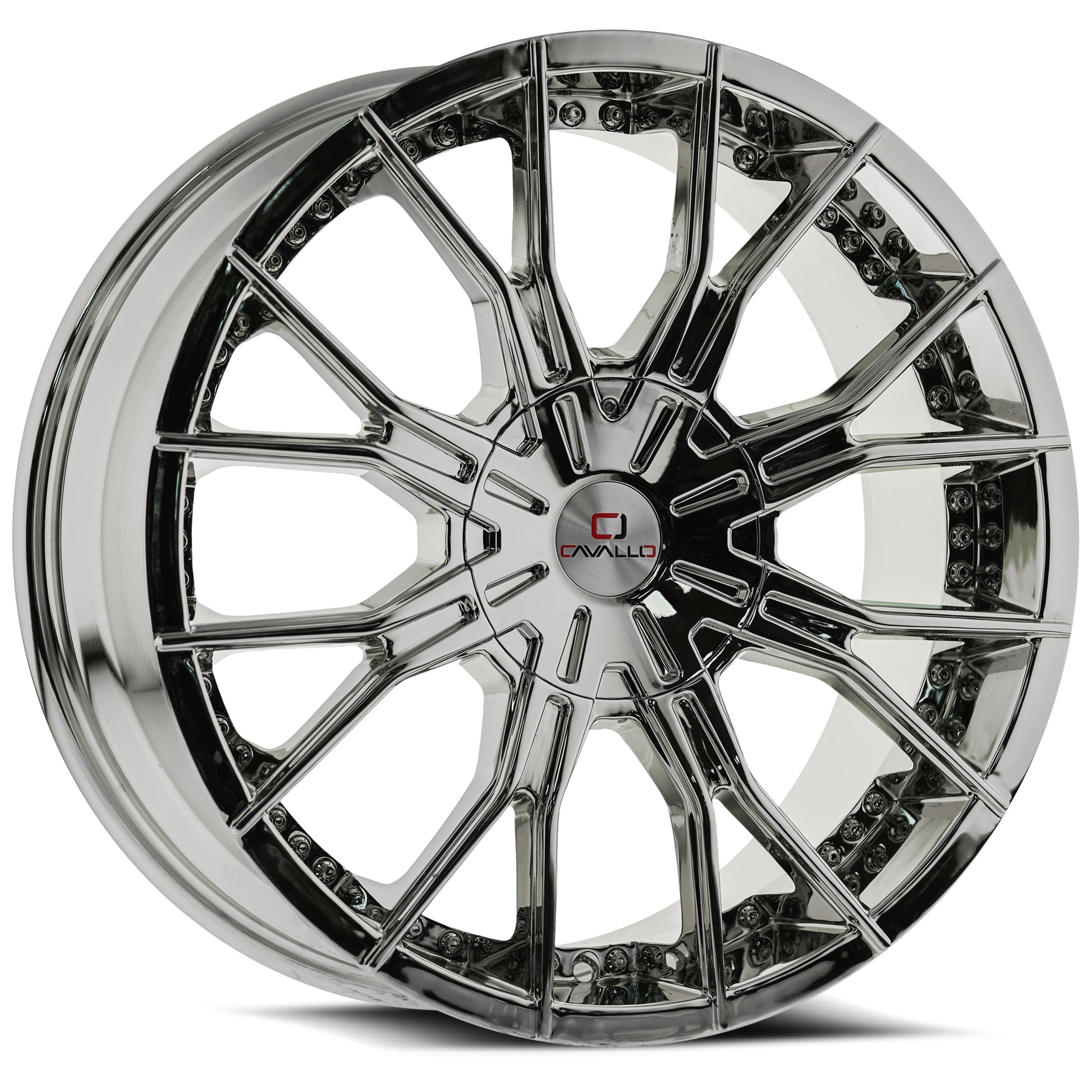 Cavallo CLV-36 18x8 35 4x100/4x114.3 Nano Chrome CLV-36188041001143+35NC